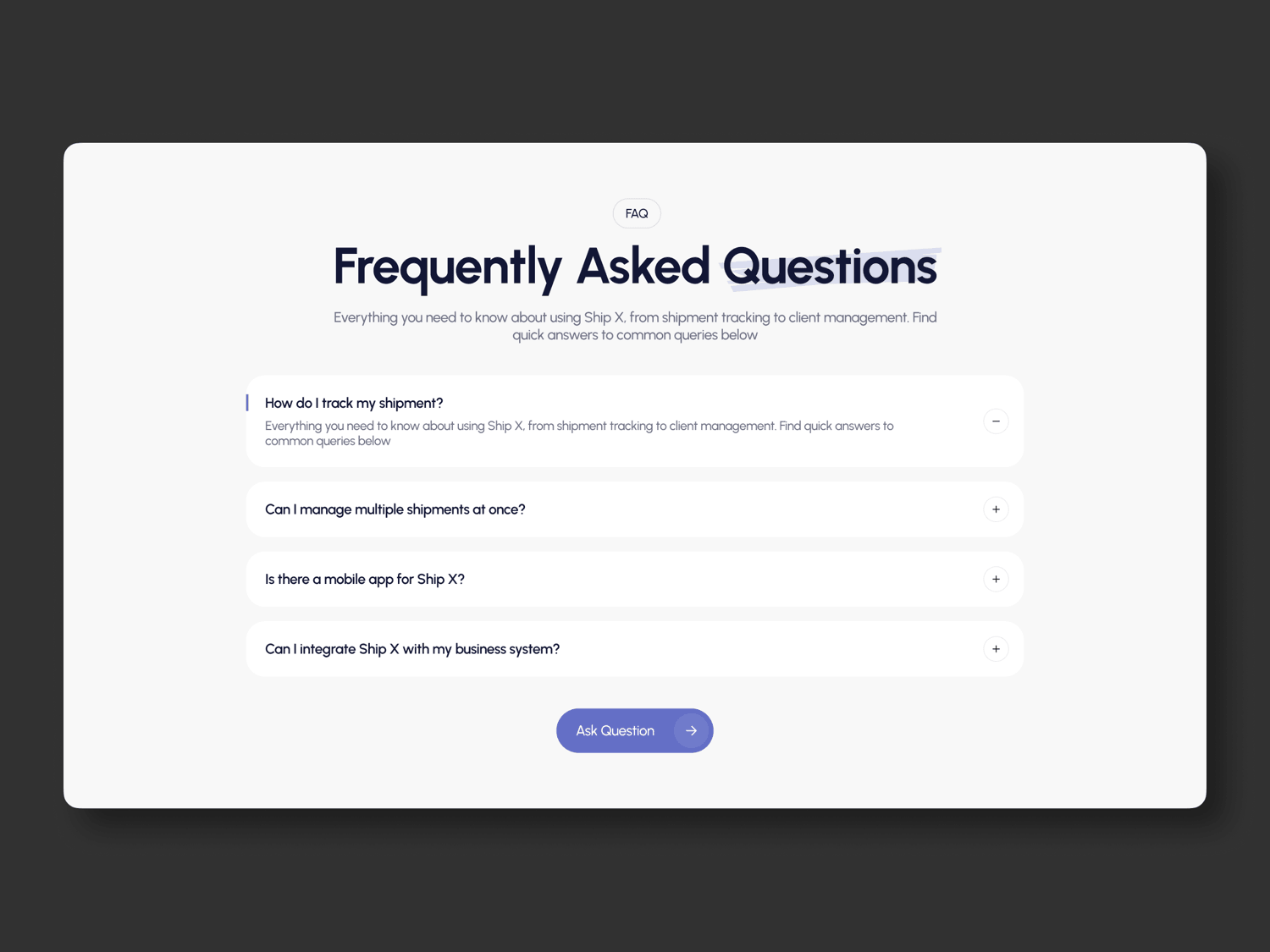 FAQs