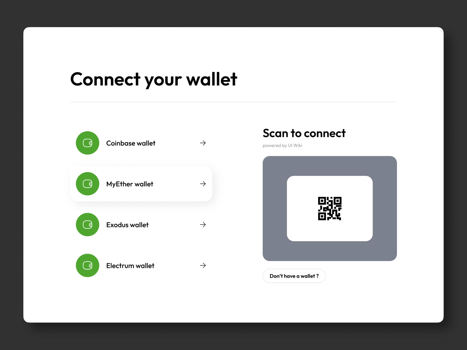 Connect Wallet