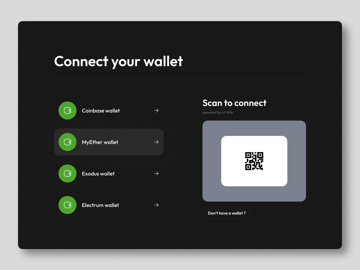 Connect Wallet
