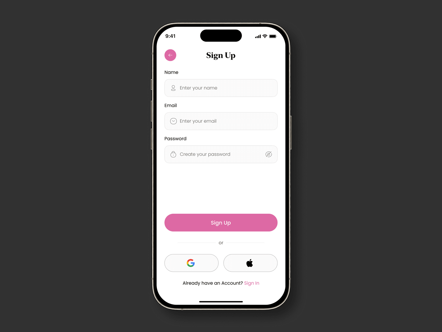 Sign up