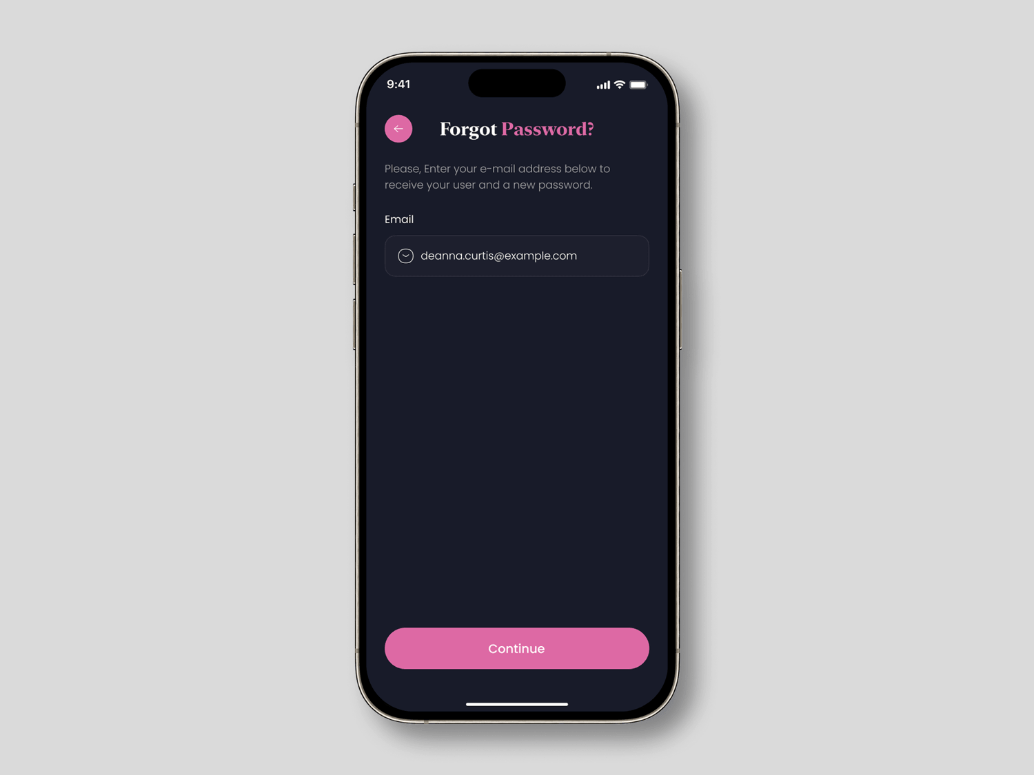 Forgot Password
