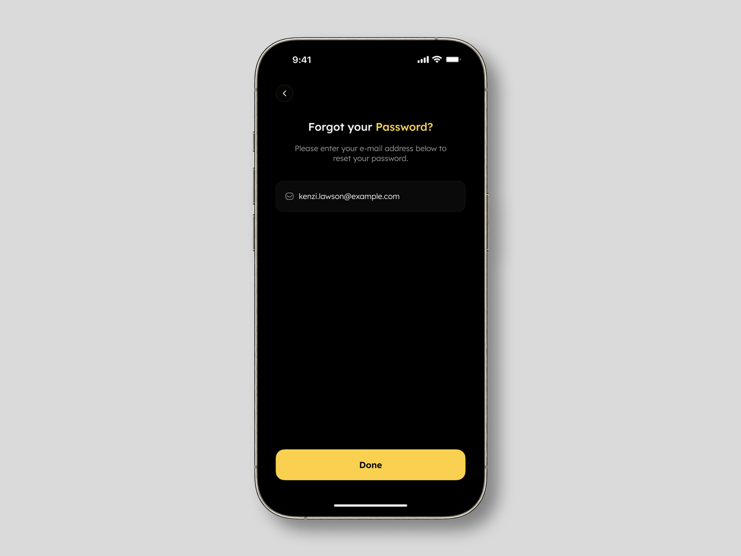 Forgot Password