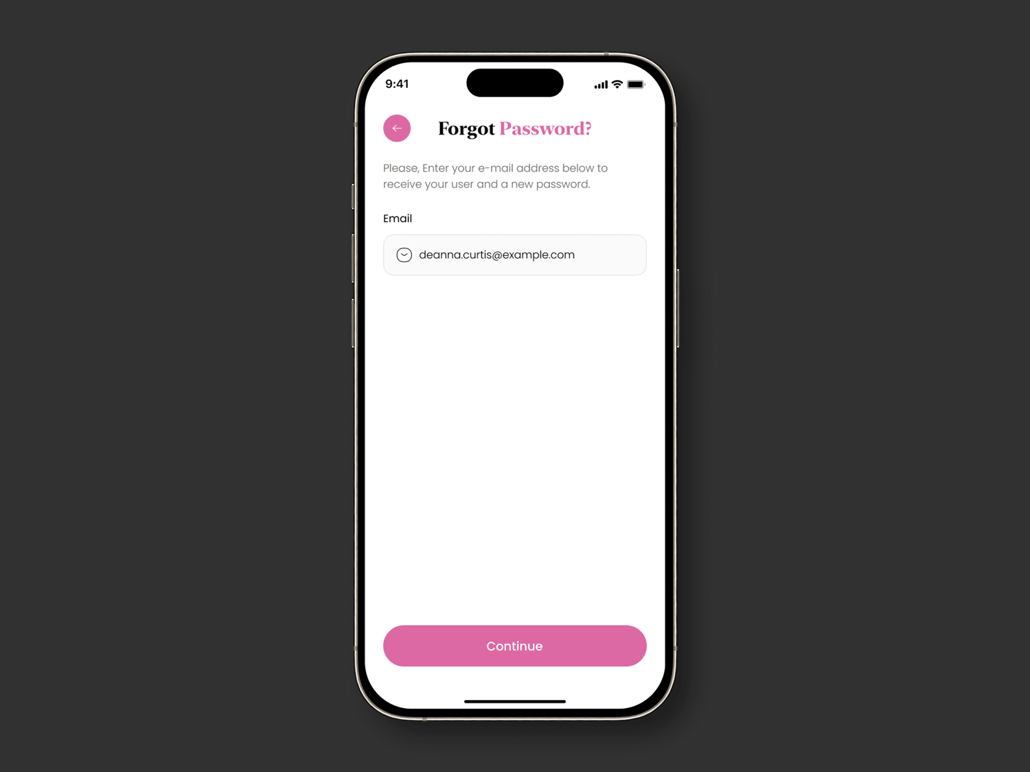 Forgot Password